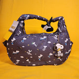 Peanuts Snoopy & Woodstock Icons AOP Nylon Shoulder Bag Purse Charm NEW