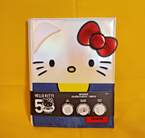 Loungefly Hello Kitty Pearlescent 50th Anniversary Refillable Notebook Journal