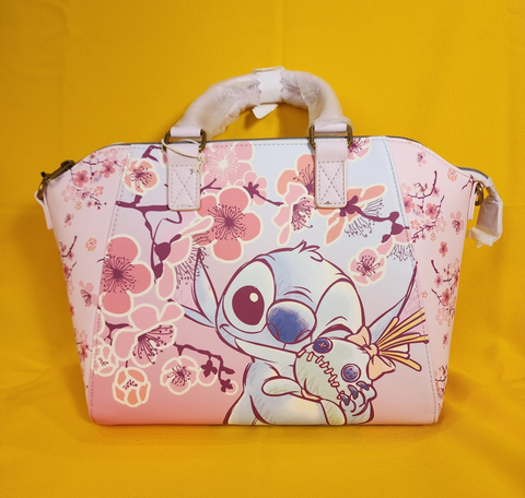 Lilo and Stitch Scrump Cherry Blossoms Satchel Handbag