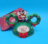 Disney Santa Mickey Minnie Mouse Ears Ornament Christmas Magical Place on Earth