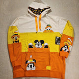 Mickey & Friends Candy Corn Halloween Hoodie Unisex L