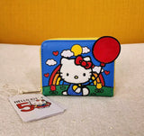 Hello Kitty 50th Anniversary Red Balloon Zip Around Wallet