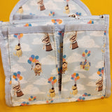 Disney Pixar UP Carl Dug Russel Balloon House Mini Backpack Organizer Insert
