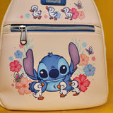 Loungefly Disney Lilo And Stitch Ducks Floral Mini Backpack Soft Tag NEW