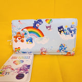 Loungefly Care Bears Hello Kitty & Friends Club Clouds Soft Tag Flap Wallet