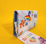 Loungefly Care Bears Hello Kitty & Friends Club Clouds Soft Tag Flap Wallet