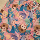 Golden Girls Swim Shorts Unisex AOP Pink Medium