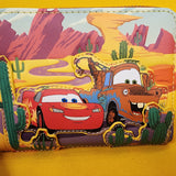 Disney Pixar Cars Lightning McQueen and Mater Desert Zip Wallet