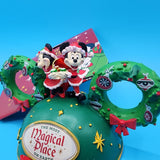 Disney Santa Mickey Minnie Mouse Ears Ornament Christmas Magical Place on Earth