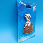 101 Dalmatians Pup w/ Glasses & Bow Tie In Paper Bag Enamel Pin