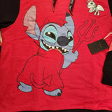 Stitch Devil Scrump Red Hoodie Unisex Size XLarge