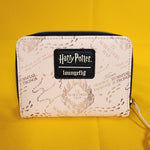Harry Potter Marauder's Map Floral Zip Wallet