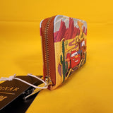 Disney Pixar Cars Lightning McQueen and Mater Desert Zip Wallet