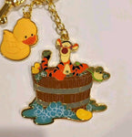 Tigger Bath Time Ducky Winnie the Pooh Keychain Charn