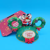 Disney Santa Mickey Minnie Mouse Ears Ornament Christmas Magical Place on Earth