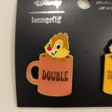 Chip N' Dale Double Trouble Coffee Mug Pin Set