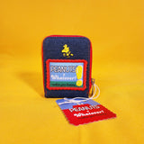 Whatever! Peanuts Snoopy “Happiness Is a Warm Puppy” Denim Accordion Wallet