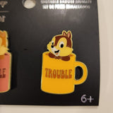 Chip N' Dale Double Trouble Coffee Mug Pin Set