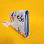 Loungefly Care Bears Hello Kitty & Friends Club Clouds Soft Tag Flap Wallet