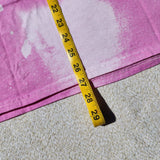 My Melody Pink Splatter Tie Dye Mushroom Hat Womens Boy Friend Fit T Shirt Large