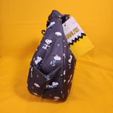 Peanuts Snoopy & Woodstock Icons AOP Nylon Shoulder Bag Purse Charm NEW