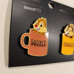 Chip N' Dale Double Trouble Coffee Mug Pin Set