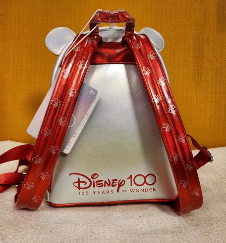 disney 100th anniversary mini backpack Disney 100th Platinum Winnie the Pooh Mini Backpack Limited Edition – Get Lojos Mojo