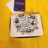 Harry Potter Marauder's Map Floral Zip Wallet