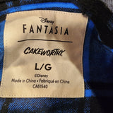 Cakeworthy Disney Fantasia Flannel Sorcerer's Apprentice Blue Unisex Large