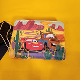 Disney Pixar Cars Lightning McQueen and Mater Desert Zip Wallet
