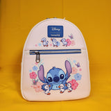 Loungefly Disney Lilo And Stitch Ducks Floral Mini Backpack Soft Tag NEW