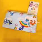 Loungefly Care Bears Hello Kitty & Friends Club Clouds Soft Tag Flap Wallet