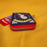 Whatever! Peanuts Snoopy “Happiness Is a Warm Puppy” Denim Accordion Wallet