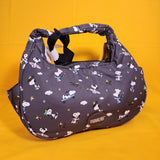 Peanuts Snoopy & Woodstock Icons AOP Nylon Shoulder Bag Purse Charm NEW