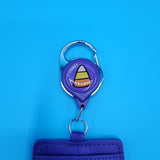 Loungefly Winnie the Pooh Trick or Treat Halloween Retractable Lanyard ID Holder