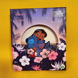 Loungefly Disney Lilo and Stitch Hugging Floral PVC Hibiscus LE Pin 3"