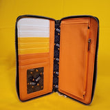 Loungefly Disney Mickey & Minnie Spooky Ghost Candy Corn Halloween Zip Wallet