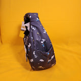 Peanuts Snoopy & Woodstock Icons AOP Nylon Shoulder Bag Purse Charm NEW