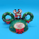 Disney Santa Mickey Minnie Mouse Ears Ornament Christmas Magical Place on Earth