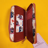 Loungefly Disney Princess Beauty and the Beast Fireplace Scene Zip Wallet