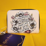 Harry Potter Marauder's Map Floral Zip Wallet