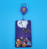 Loungefly Winnie the Pooh Trick or Treat Halloween Retractable Lanyard ID Holder