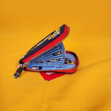 Whatever! Peanuts Snoopy “Happiness Is a Warm Puppy” Denim Accordion Wallet