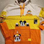 Mickey & Friends Candy Corn Halloween Hoodie Unisex L