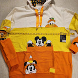 Mickey & Friends Candy Corn Halloween Hoodie Unisex L