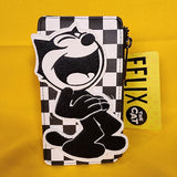 Loungefly Felix the Cat Checkered Black and White Cardholder Wallet