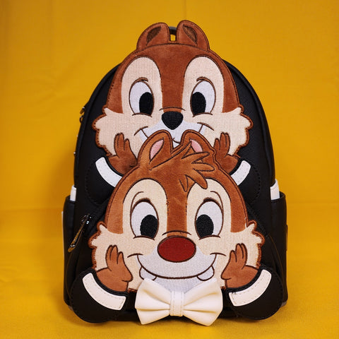 Loungefly Disney Chip N' Dale Two Chips & A Miss Figural Mini Backpack – Get Lojos Mojo