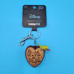 Loungefly Disney Robin Hood 3D Keychain Tree Carving Heart Maid Marian Charm