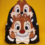 Loungefly Disney Chip N' Dale Two Chips & A Miss Figural Mini Backpack