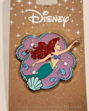 Little Mermaid Ariel Swimming Shell Frame Enamel Pin